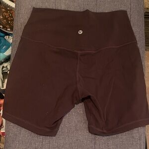 lululemon athletica Women's Dark Brown Bike Shorts